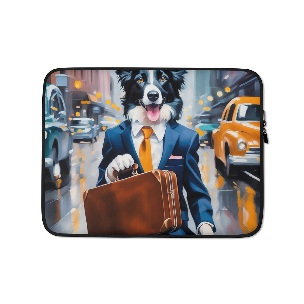 PugMug Custom Border Collie Laptop Sleeve