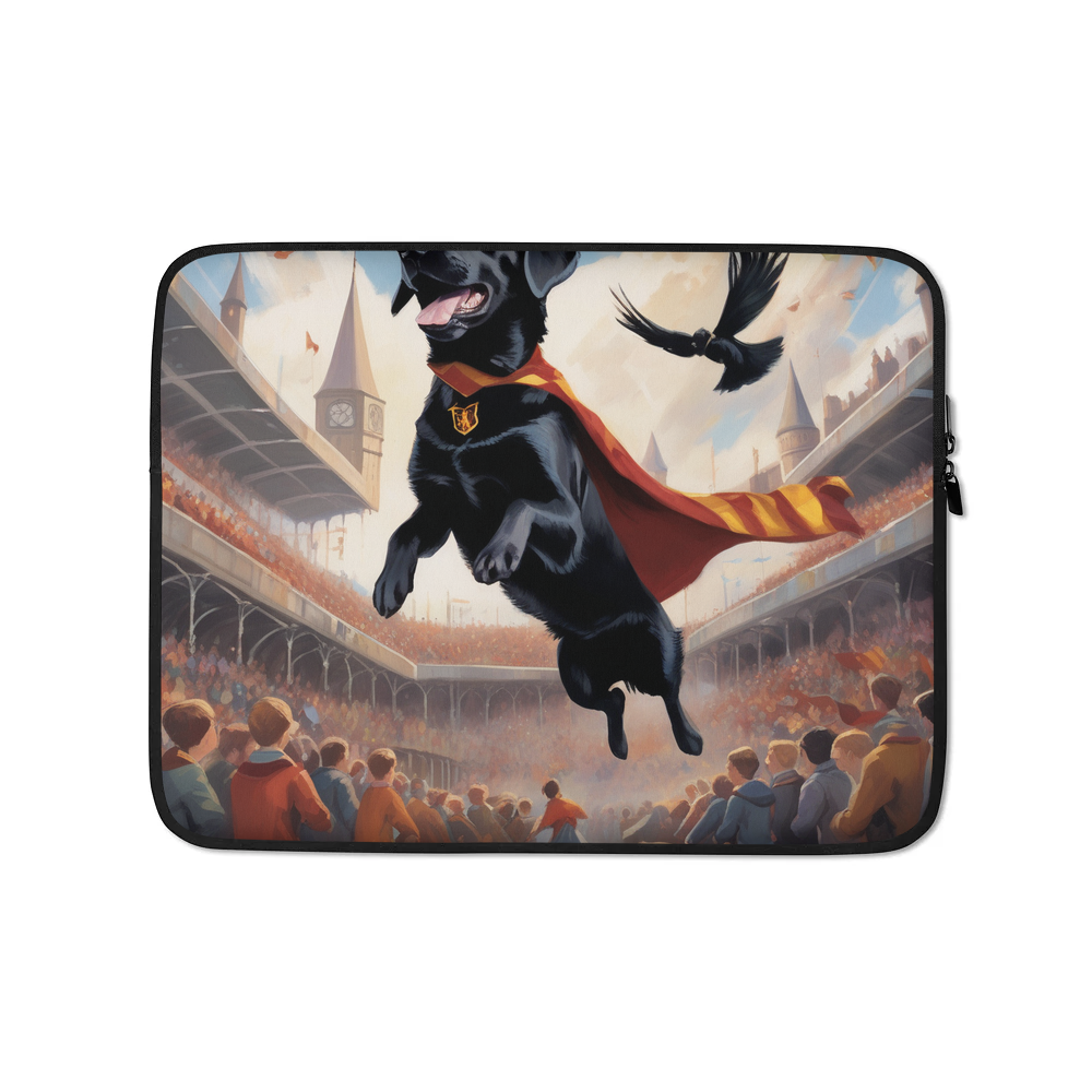 PugMug Custom Black Labrador Retriever Laptop Sleeve
