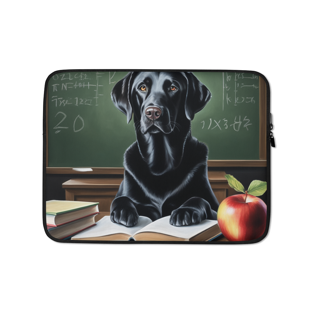 PugMug Custom Black Labrador Retriever Laptop Sleeve