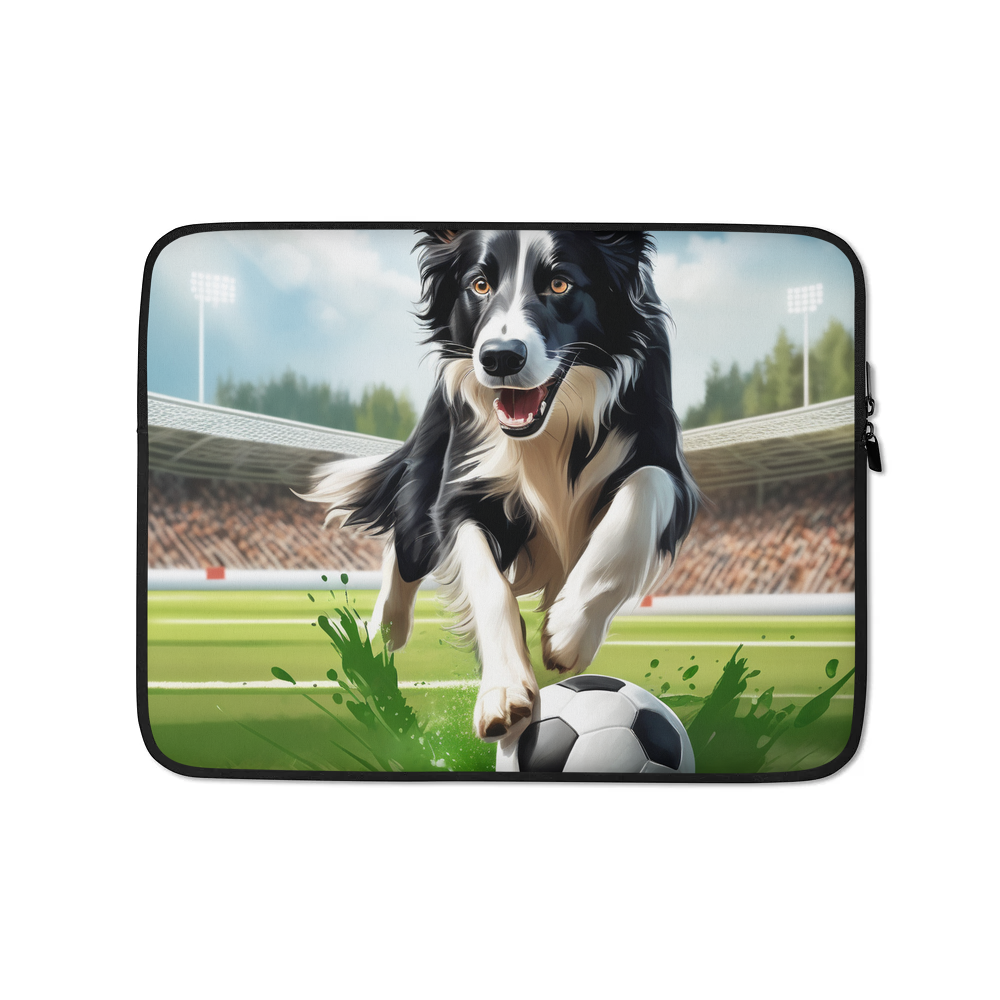 PugMug Custom Border Collie Laptop Sleeve