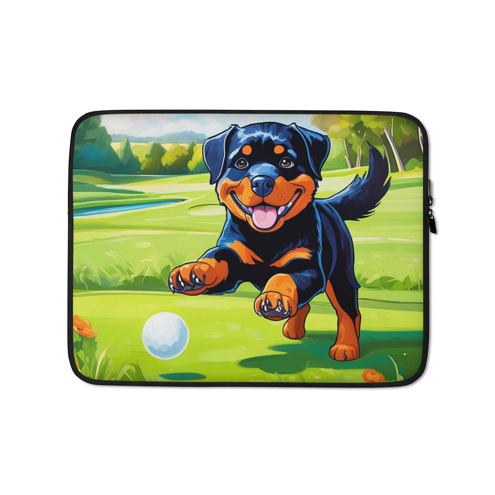 PugMug Custom Rottweiler Laptop Sleeve