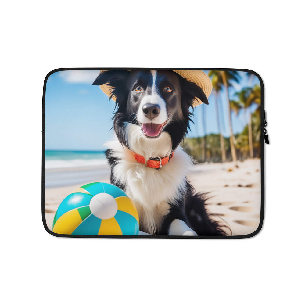 PugMug Custom Border Collie Laptop Sleeve