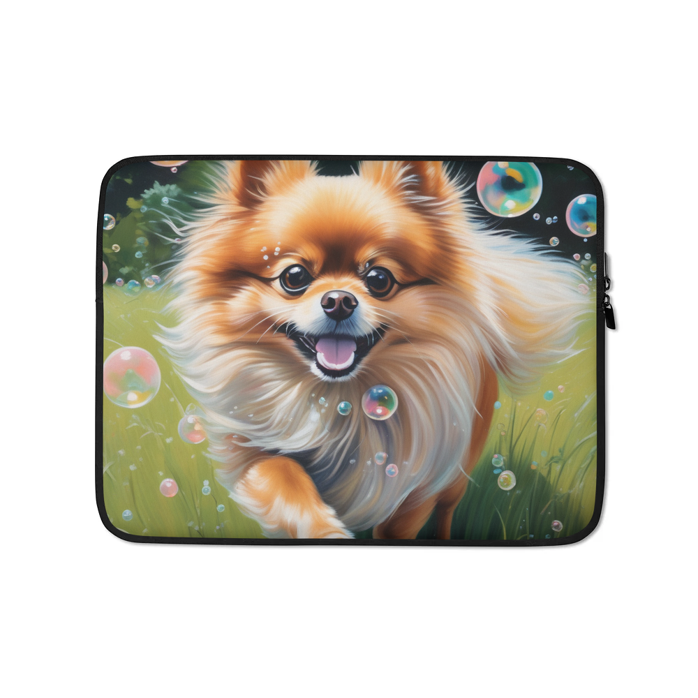 PugMug Custom Tan Pomeranian Laptop Sleeve