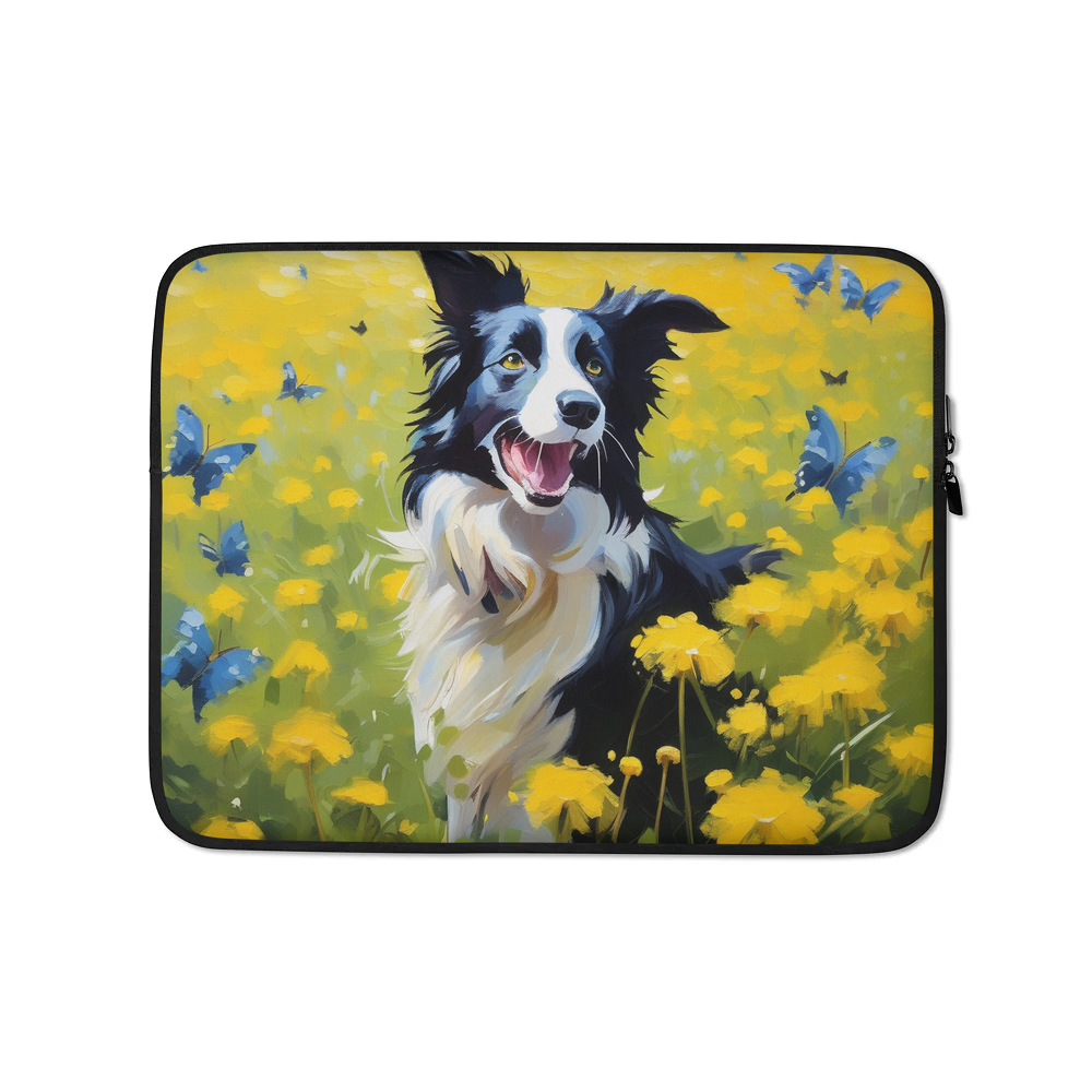 PugMug Custom Border Collie Laptop Sleeve