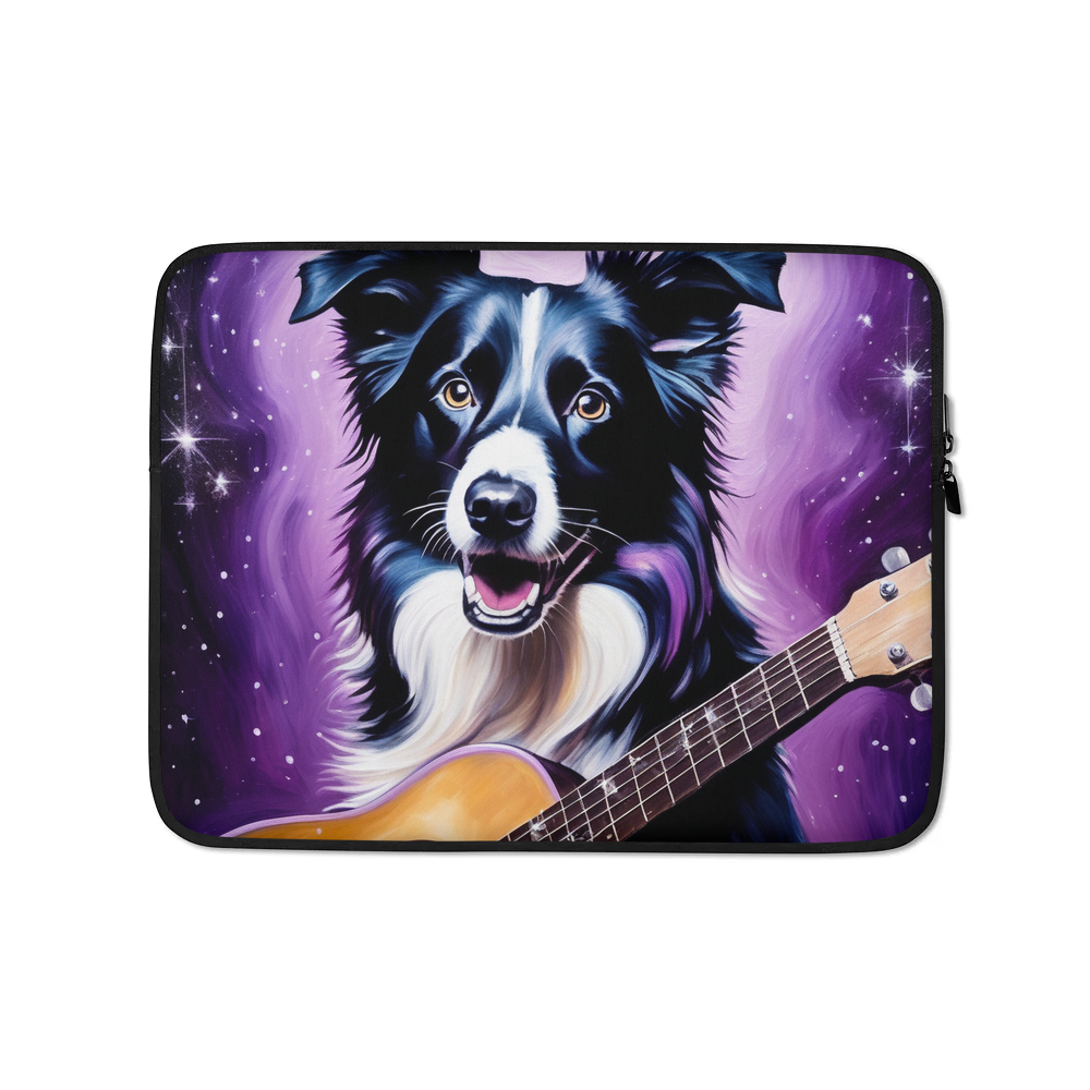 PugMug Custom Border Collie Laptop Sleeve
