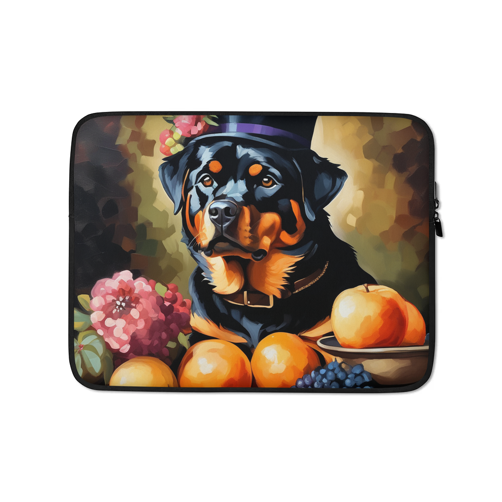 PugMug Custom Rottweiler Laptop Sleeve