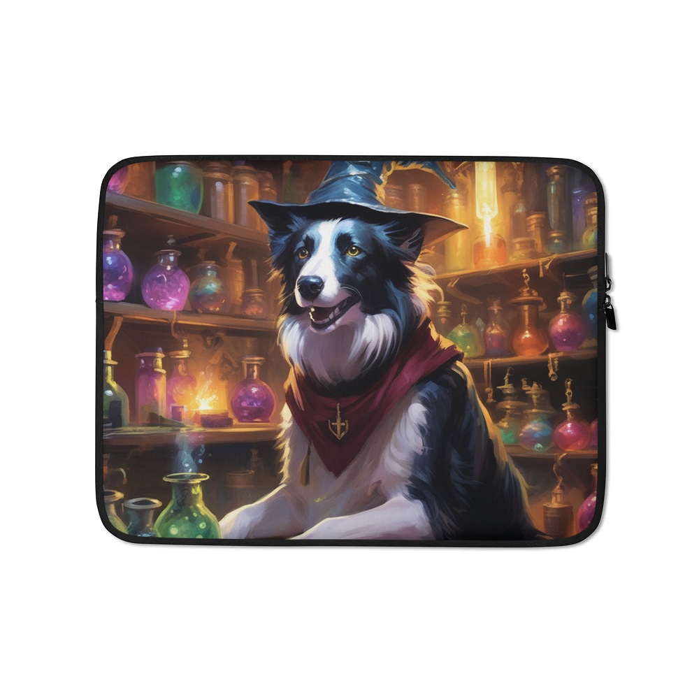 PugMug Custom Border Collie Laptop Sleeve