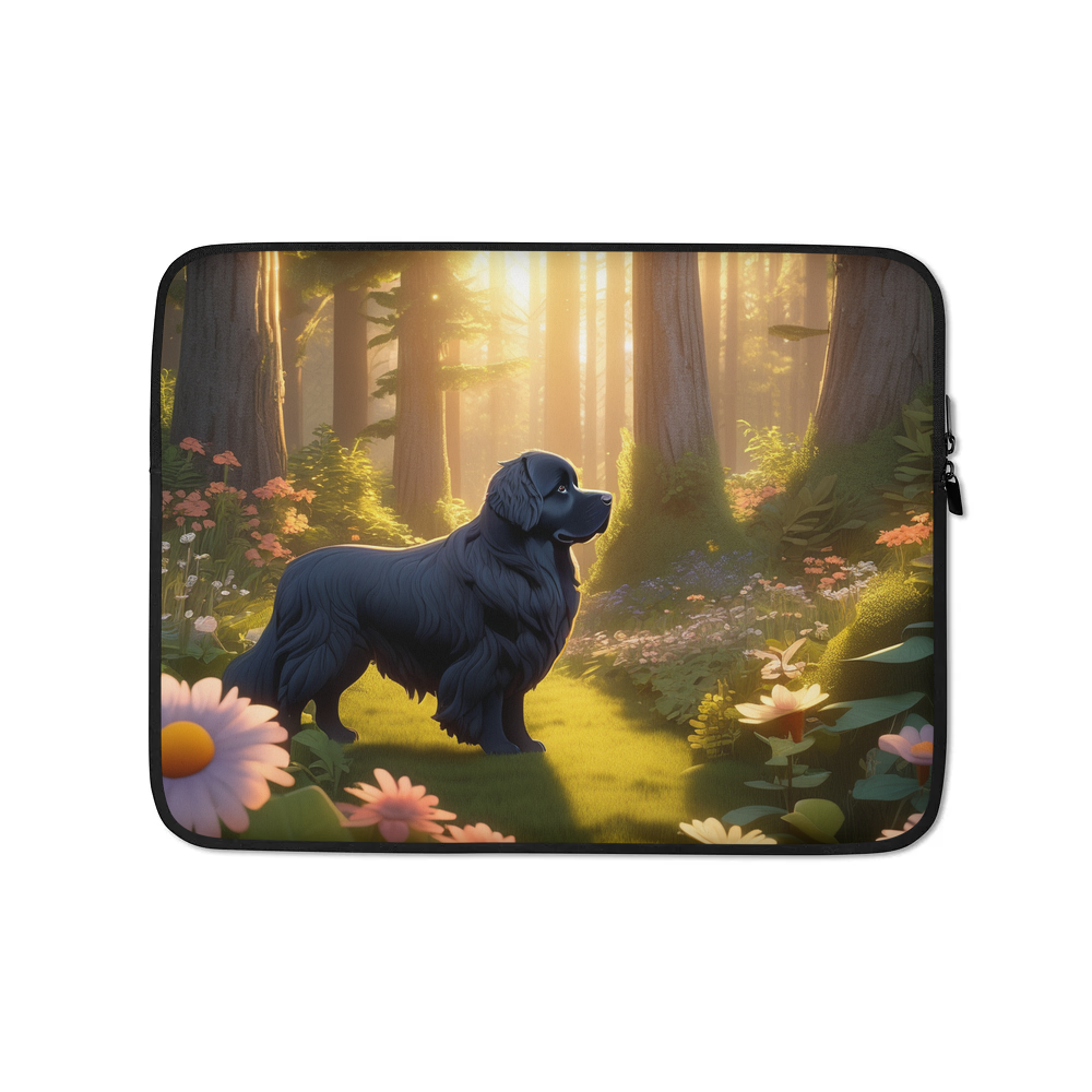 PugMug Custom Newfoundland Laptop Sleeve