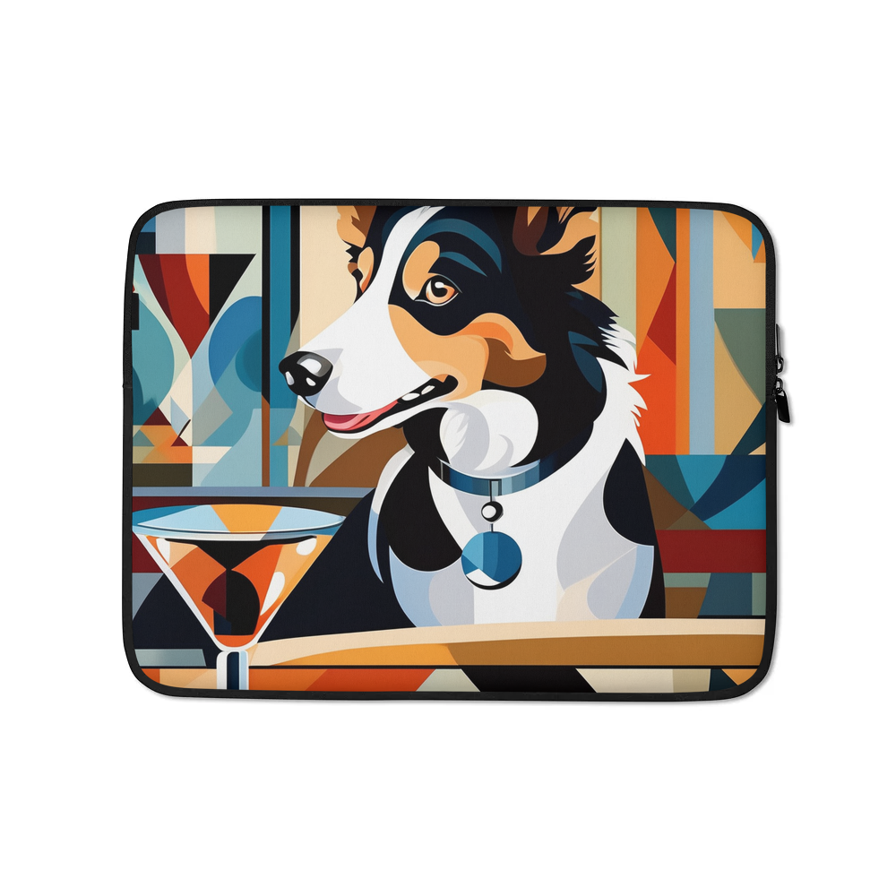 PugMug Custom Border Collie Laptop Sleeve