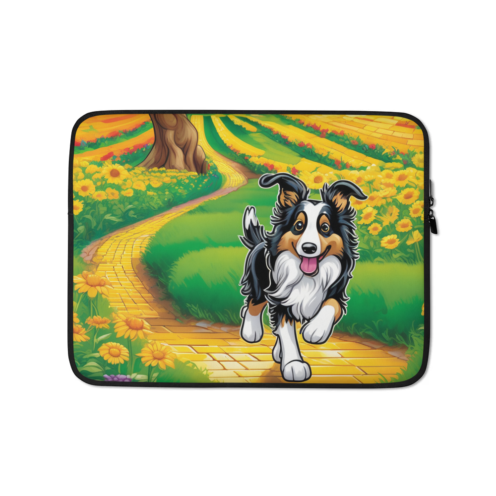 PugMug Custom Collie Laptop Sleeve