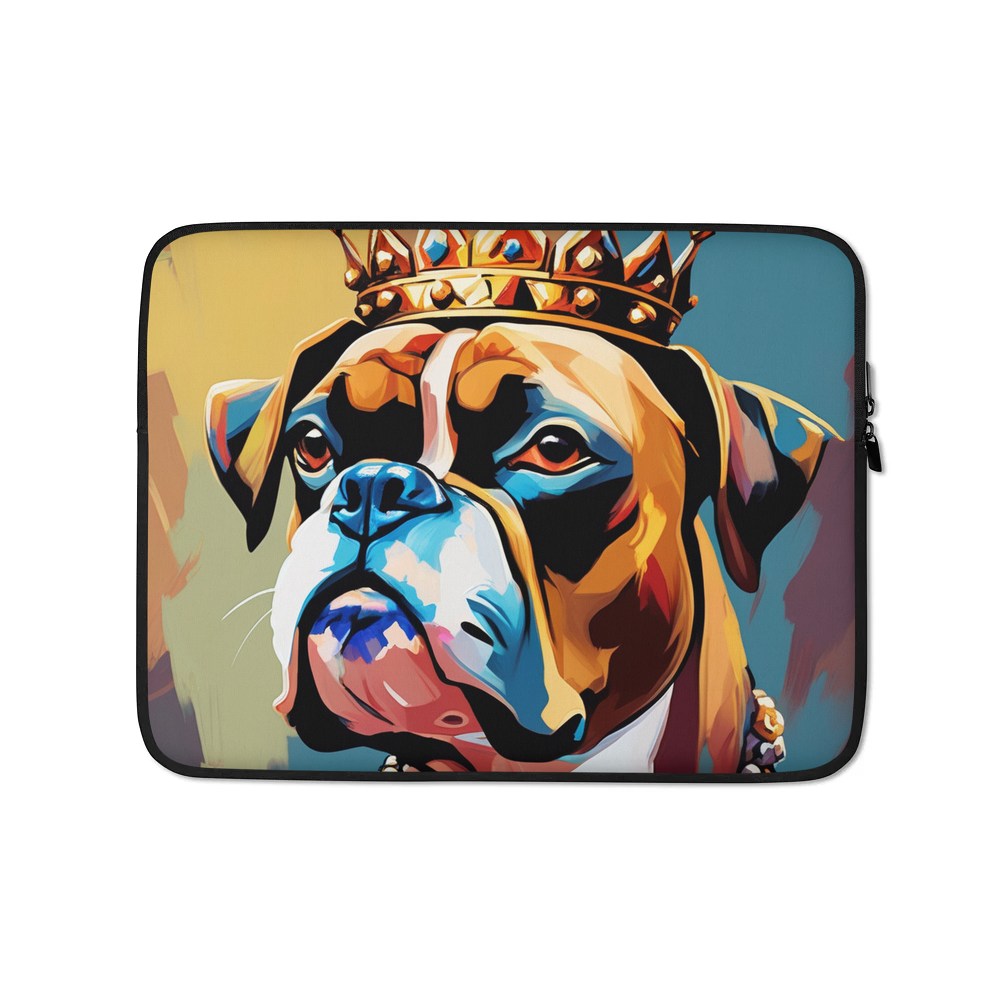 PugMug Custom Boxer Dog Laptop Sleeve