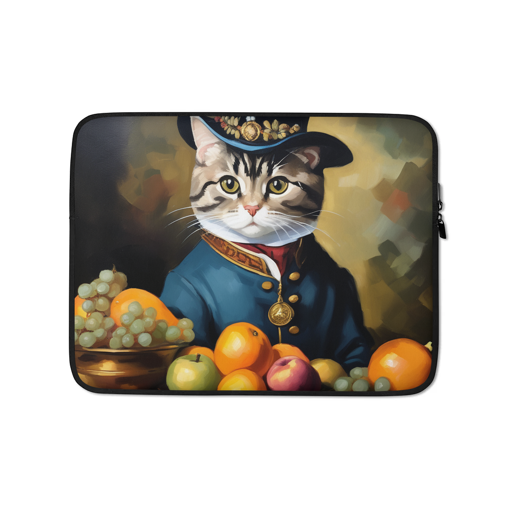 PugMug Custom Tabby Scottish Fold Cat Laptop Sleeve