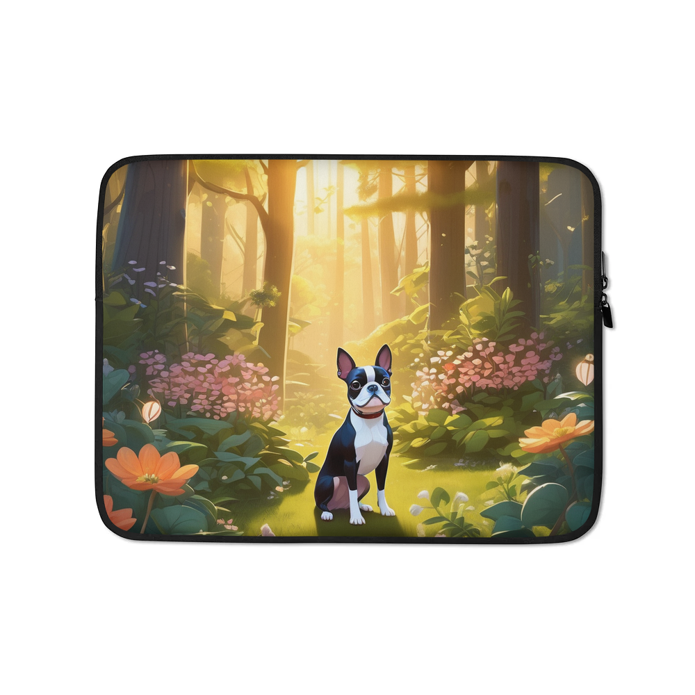PugMug Custom Boston Terrier Laptop Sleeve