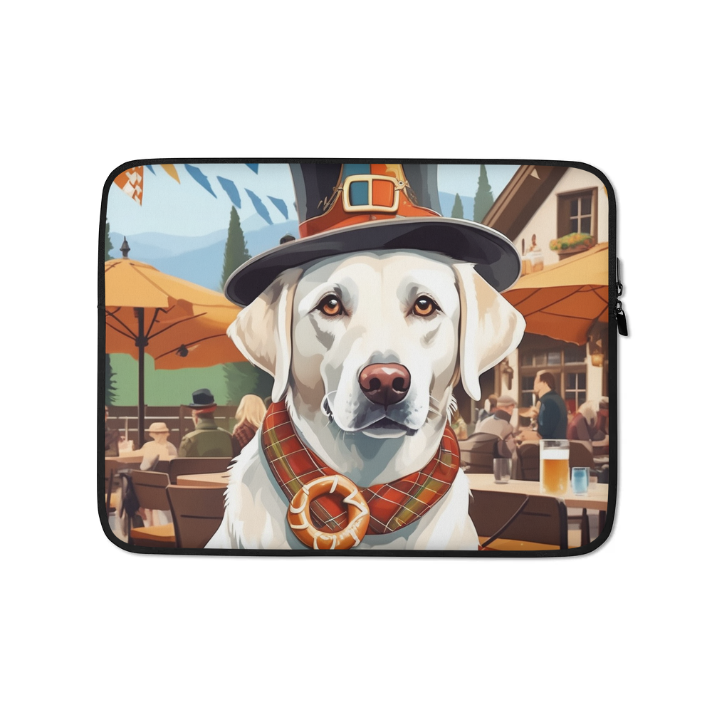 PugMug Custom White Labrador Retriever Laptop Sleeve