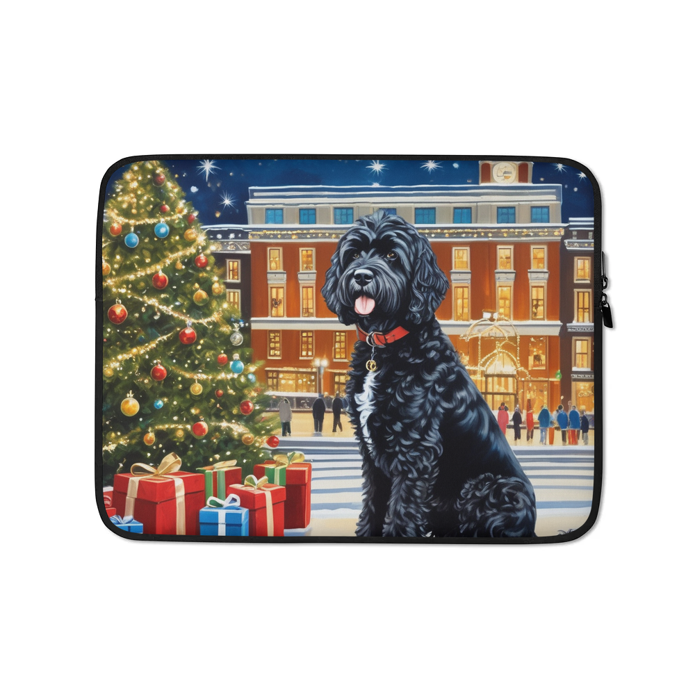 PugMug Custom Portuguese Water Dog Laptop Sleeve
