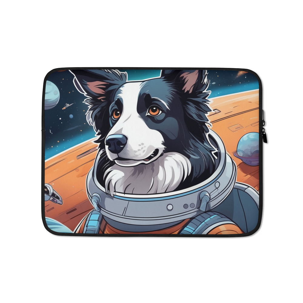 PugMug Custom Border Collie Laptop Sleeve
