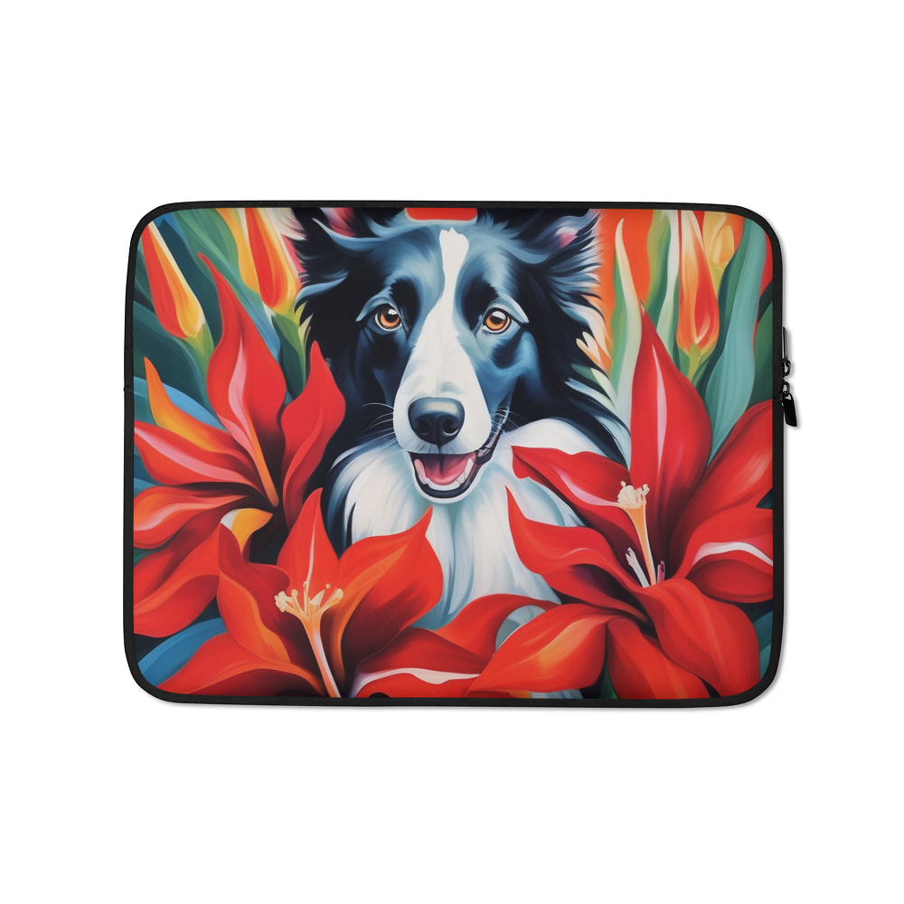 PugMug Custom Border Collie Laptop Sleeve