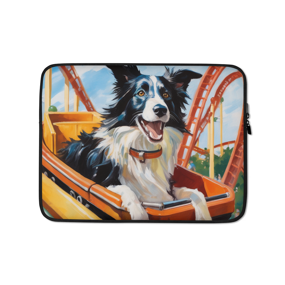PugMug Custom Border Collie Laptop Sleeve