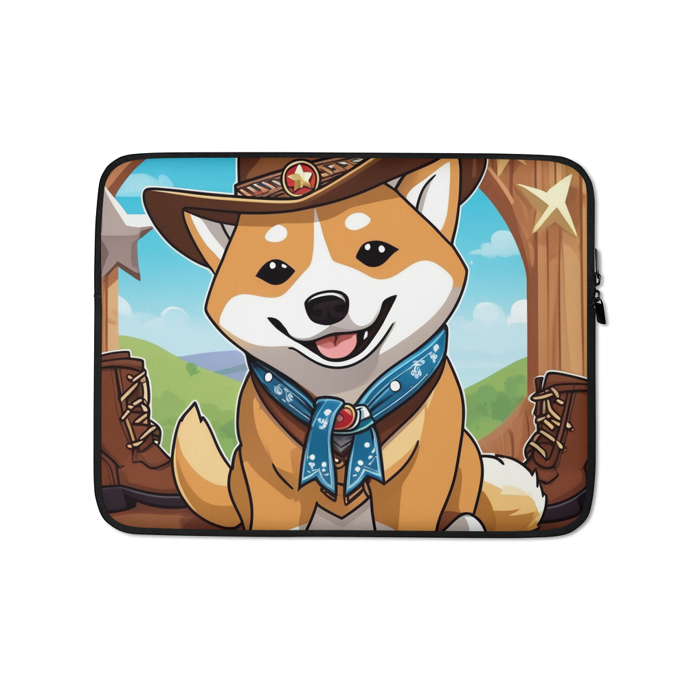 PugMug Custom Shiba Inu Laptop Sleeve