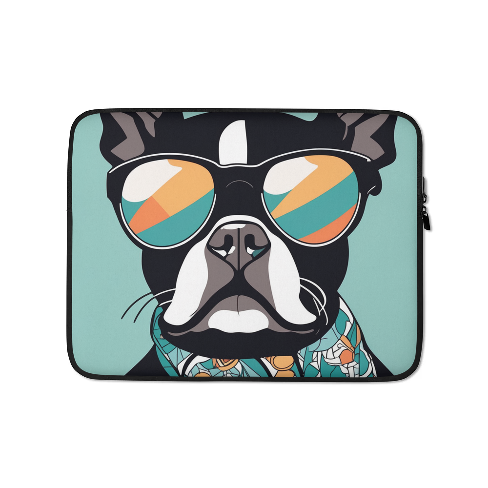 PugMug Custom Boston Terrier Laptop Sleeve