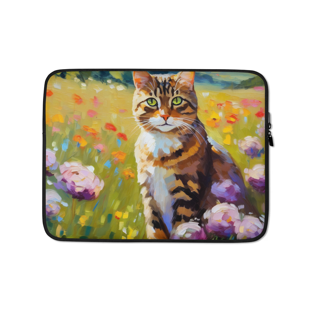 PugMug Custom Tabby Companion Cat Laptop Sleeve