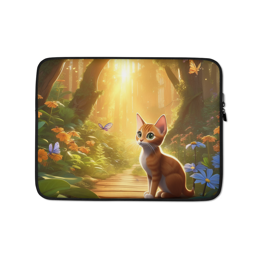 PugMug Custom Tabby Abyssinian Cat Laptop Sleeve