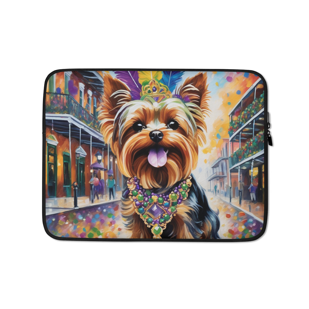 PugMug Custom Yorkshire Terrier Laptop Sleeve