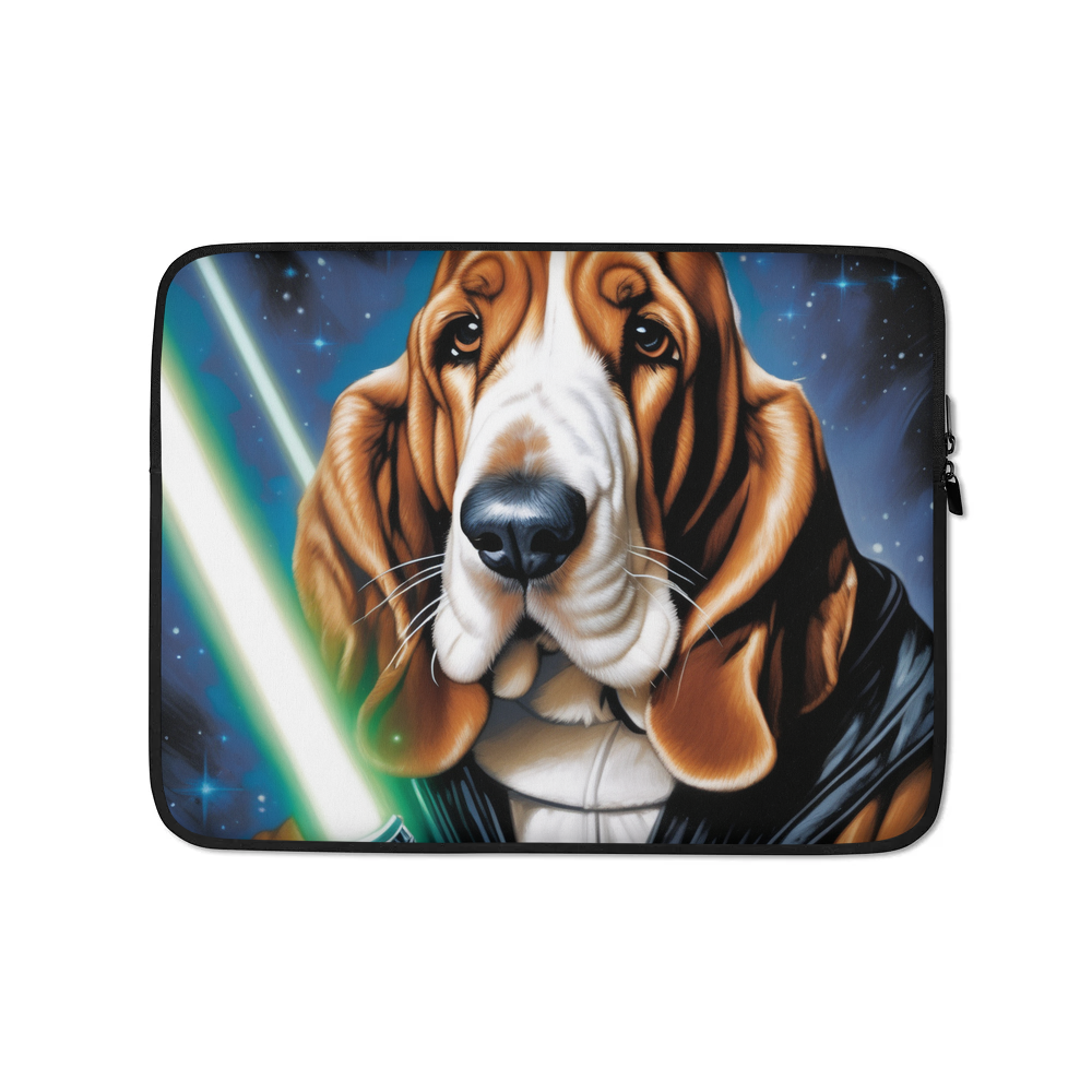 PugMug Custom Basset Hound Laptop Sleeve