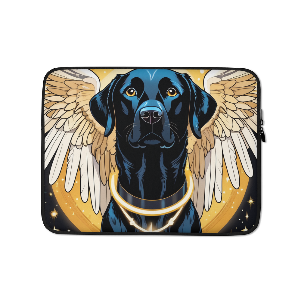 PugMug Custom Black Labrador Retriever Laptop Sleeve