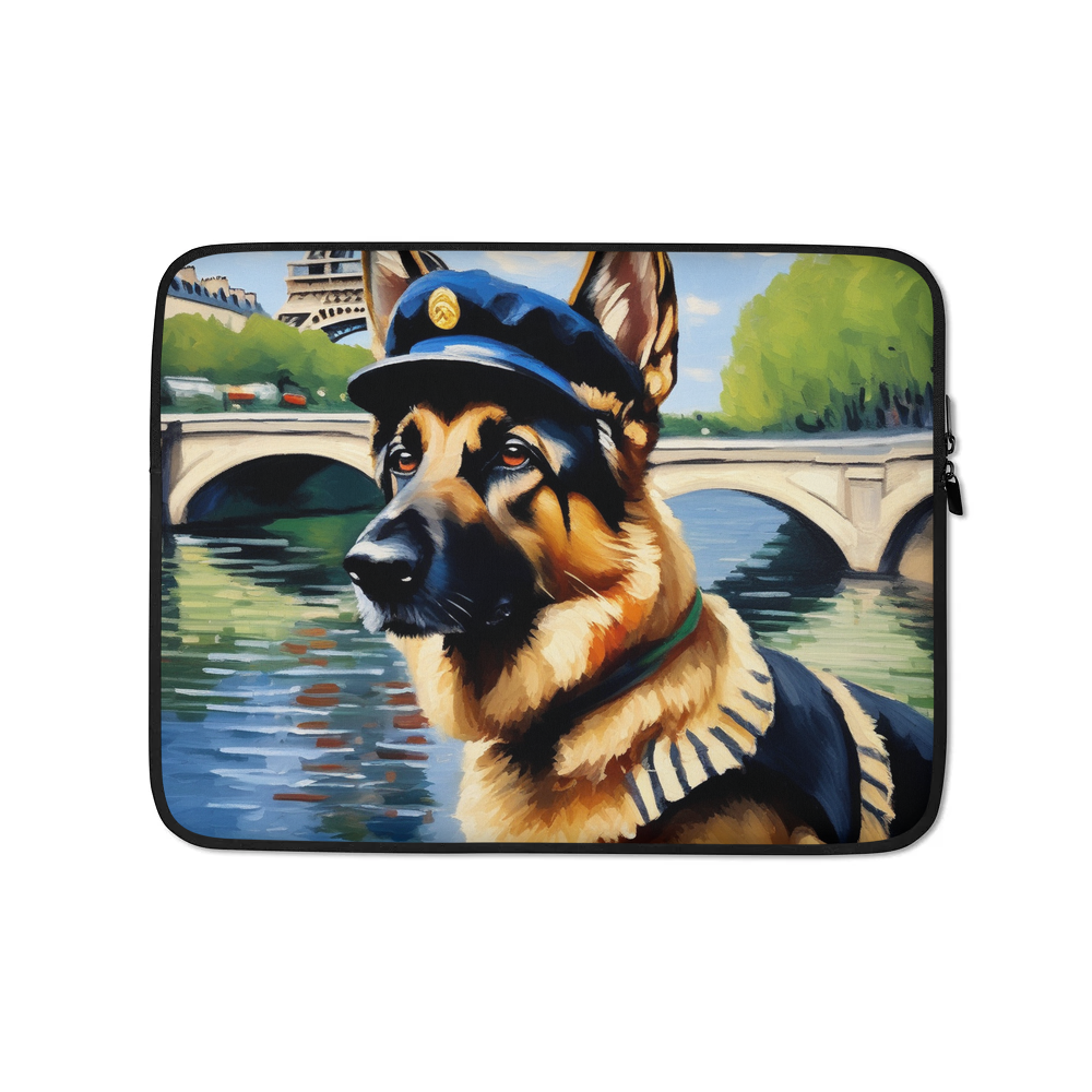 PugMug Custom German Shepherd Dog Laptop Sleeve