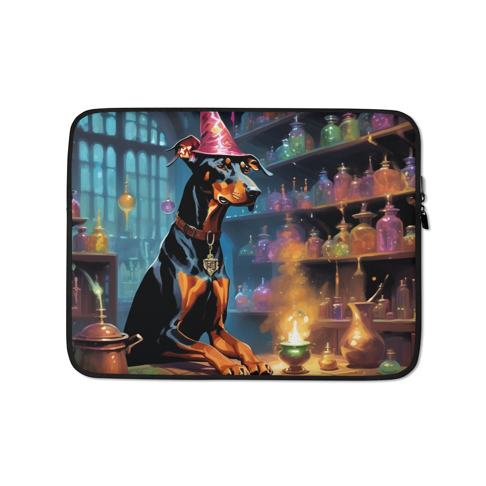 PugMug Custom Doberman Pinscher Laptop Sleeve