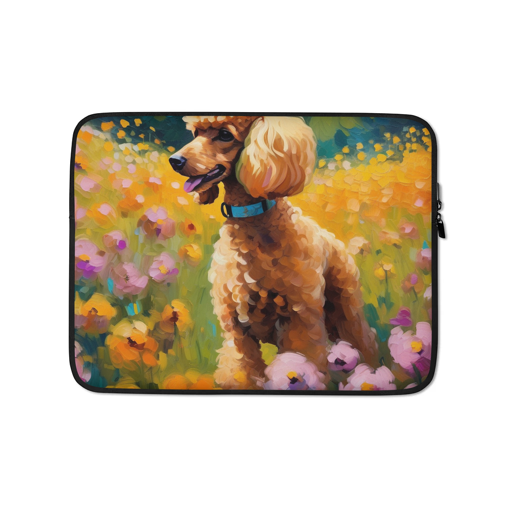 PugMug Custom Tan Poodle Laptop Sleeve