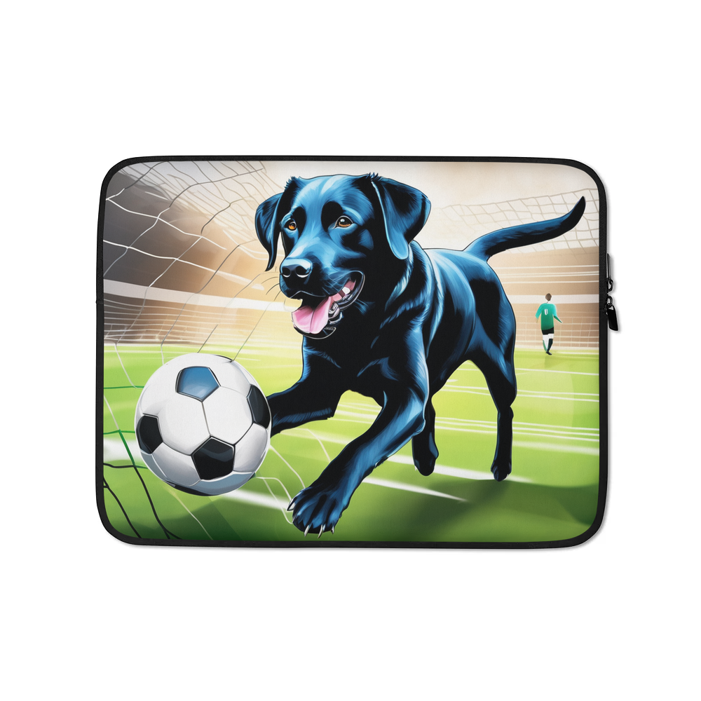 PugMug Custom Black Labrador Retriever Laptop Sleeve
