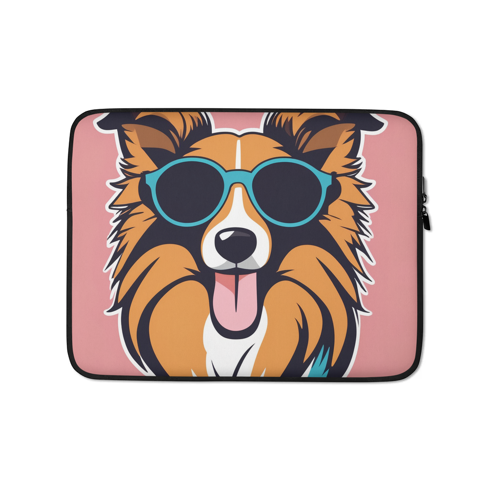 PugMug Custom Shetland Sheepdog Laptop Sleeve
