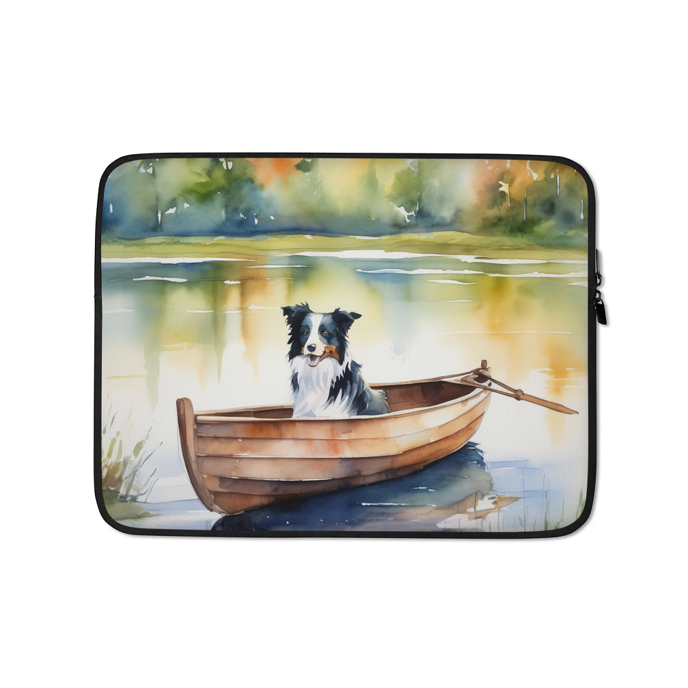 PugMug Custom Border Collie Laptop Sleeve