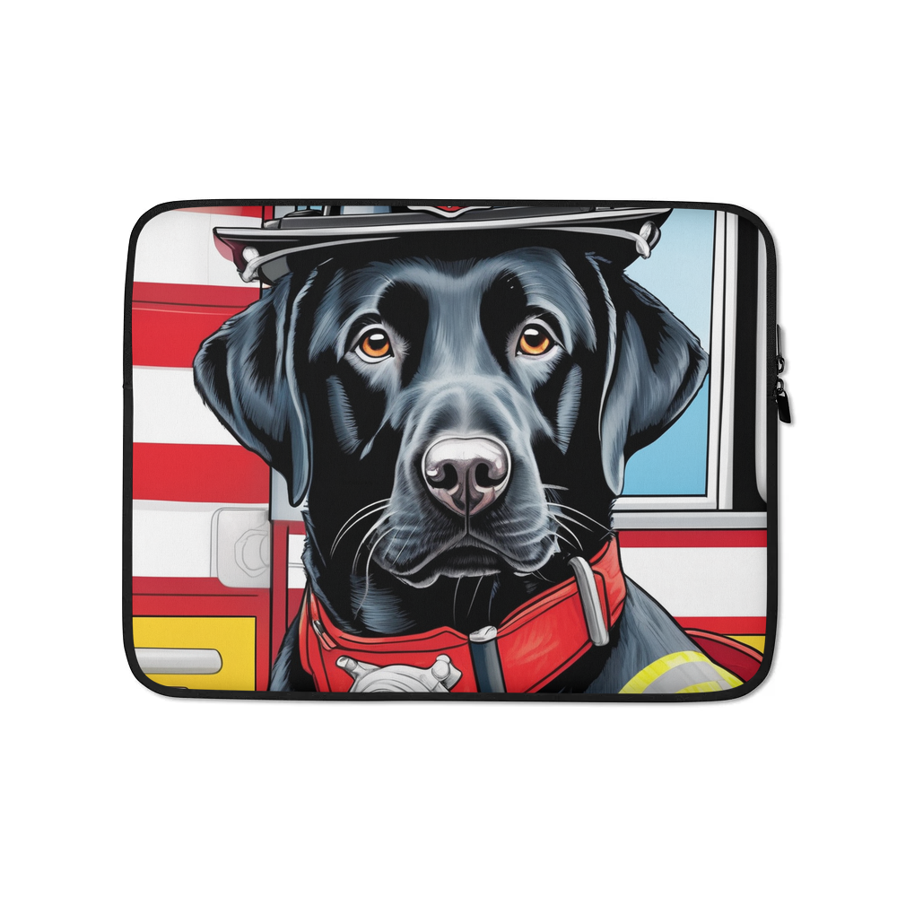 PugMug Custom Black Labrador Retriever Laptop Sleeve