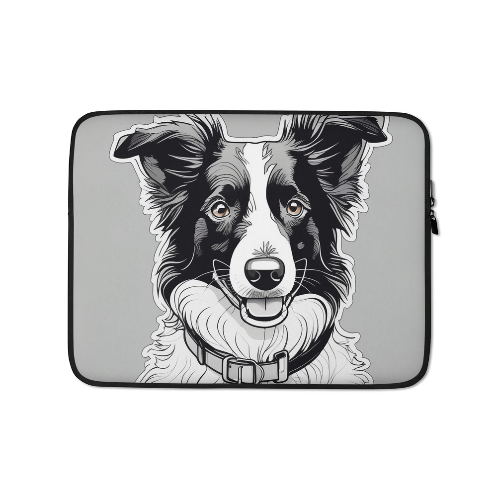 PugMug Custom Border Collie Laptop Sleeve