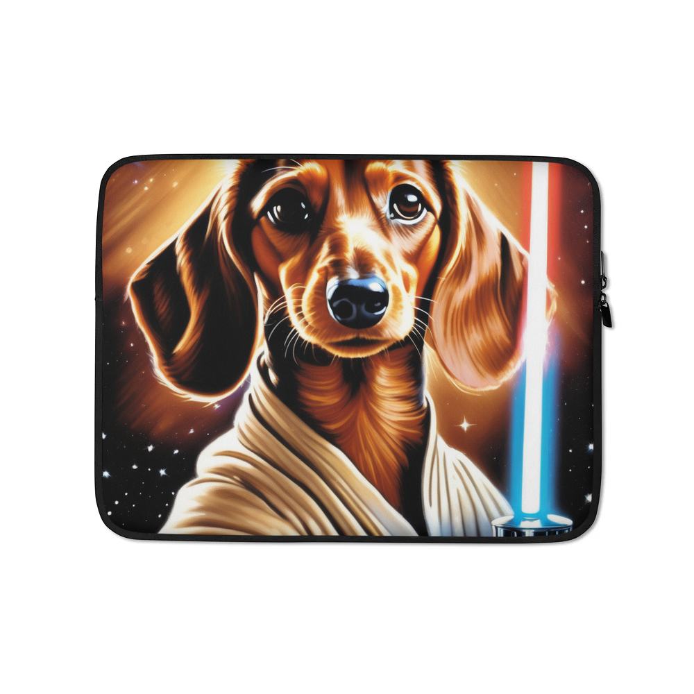 PugMug Custom Tan Dachshund Laptop Sleeve