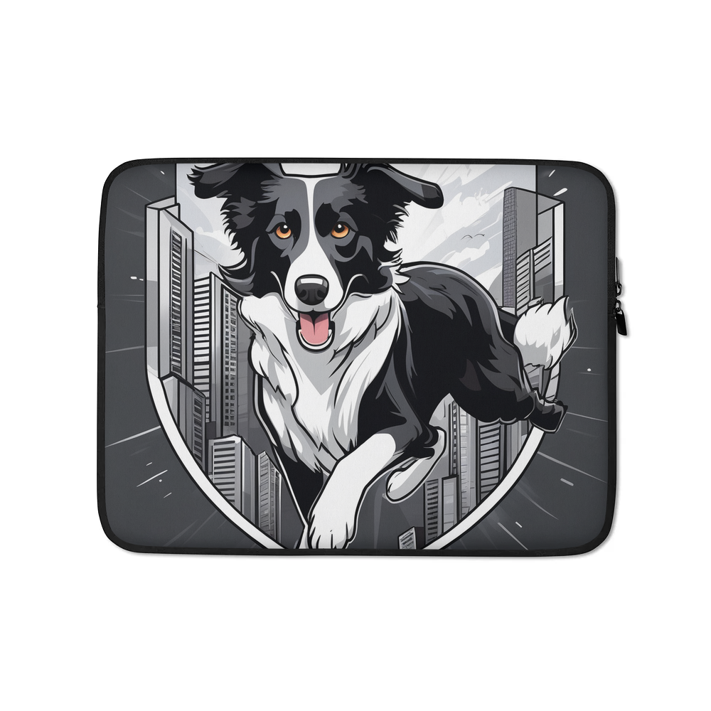 PugMug Custom Border Collie Laptop Sleeve