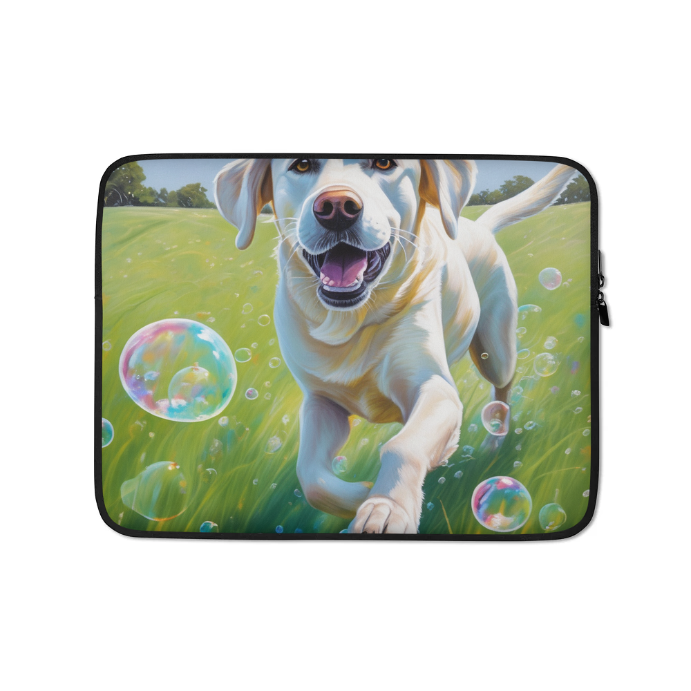 PugMug Custom White Labrador Retriever Laptop Sleeve