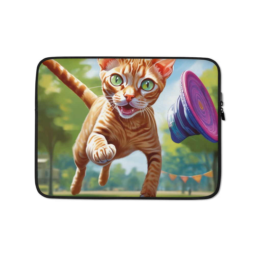 PugMug Custom Tabby Devon Rex Cat Laptop Sleeve