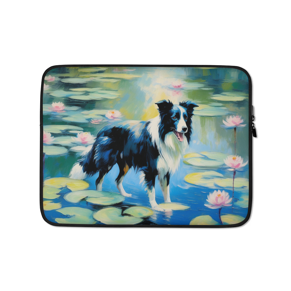 PugMug Custom Border Collie Laptop Sleeve
