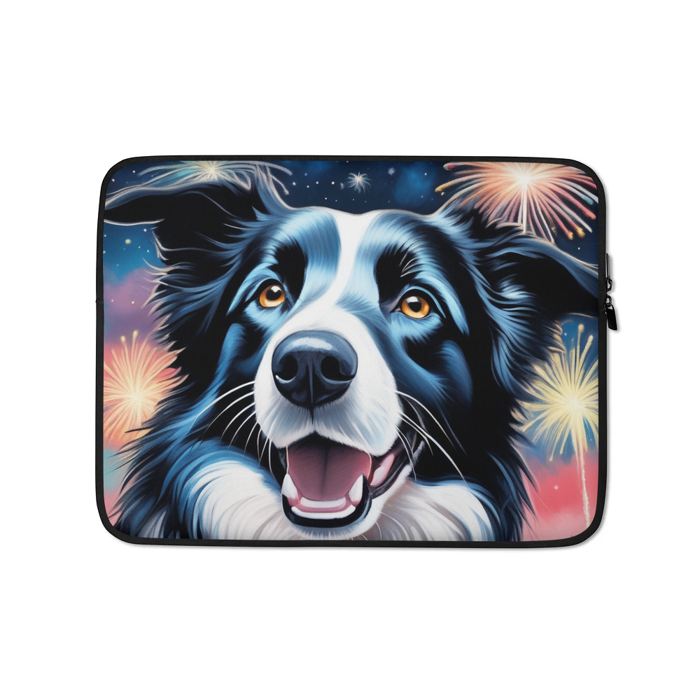 PugMug Custom Border Collie Laptop Sleeve