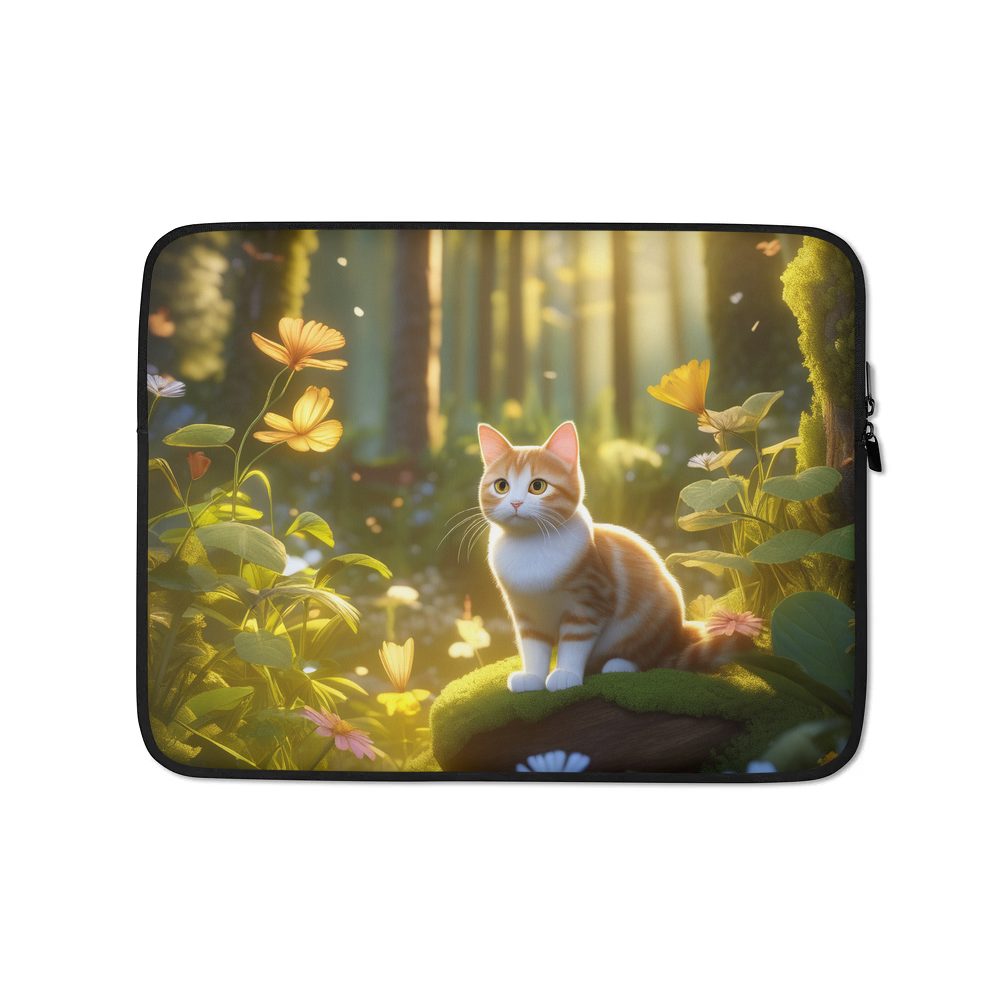 PugMug Custom Tabby American Shorthair Cat Laptop Sleeve