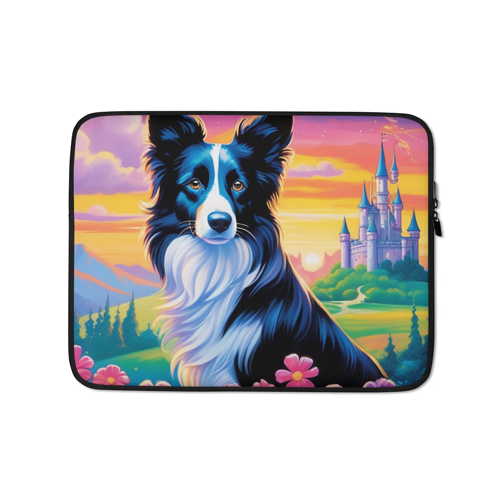 PugMug Custom Border Collie Laptop Sleeve