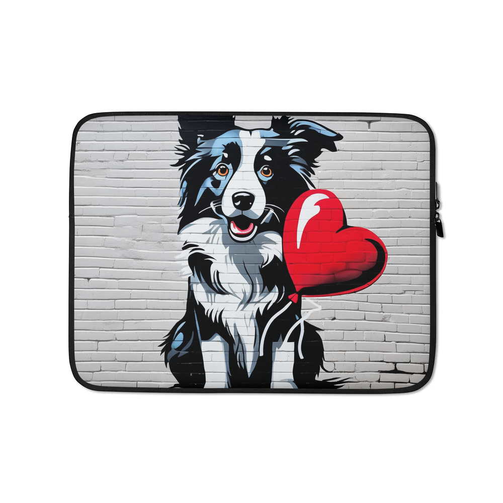 PugMug Custom Border Collie Laptop Sleeve