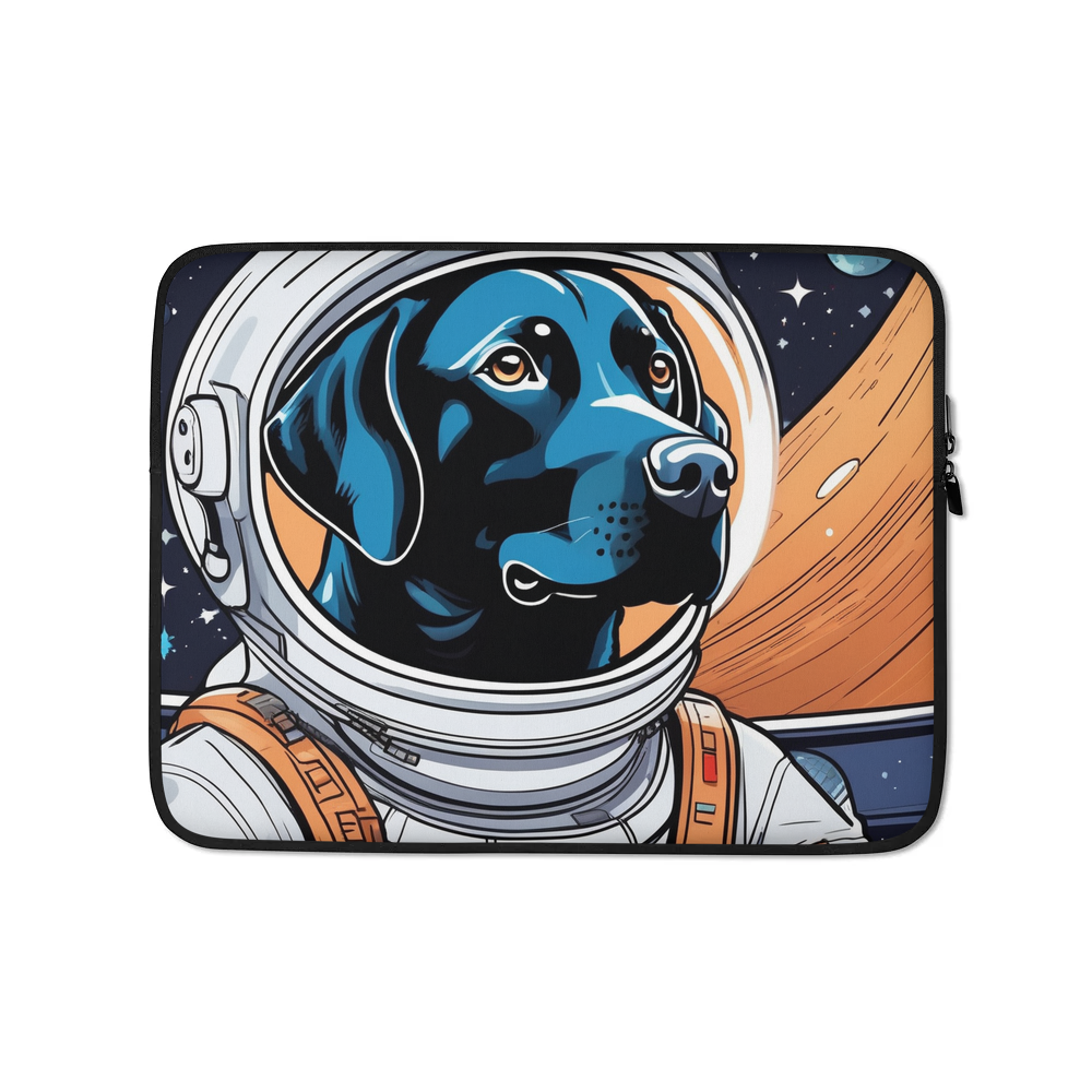 PugMug Custom Black Labrador Retriever Laptop Sleeve