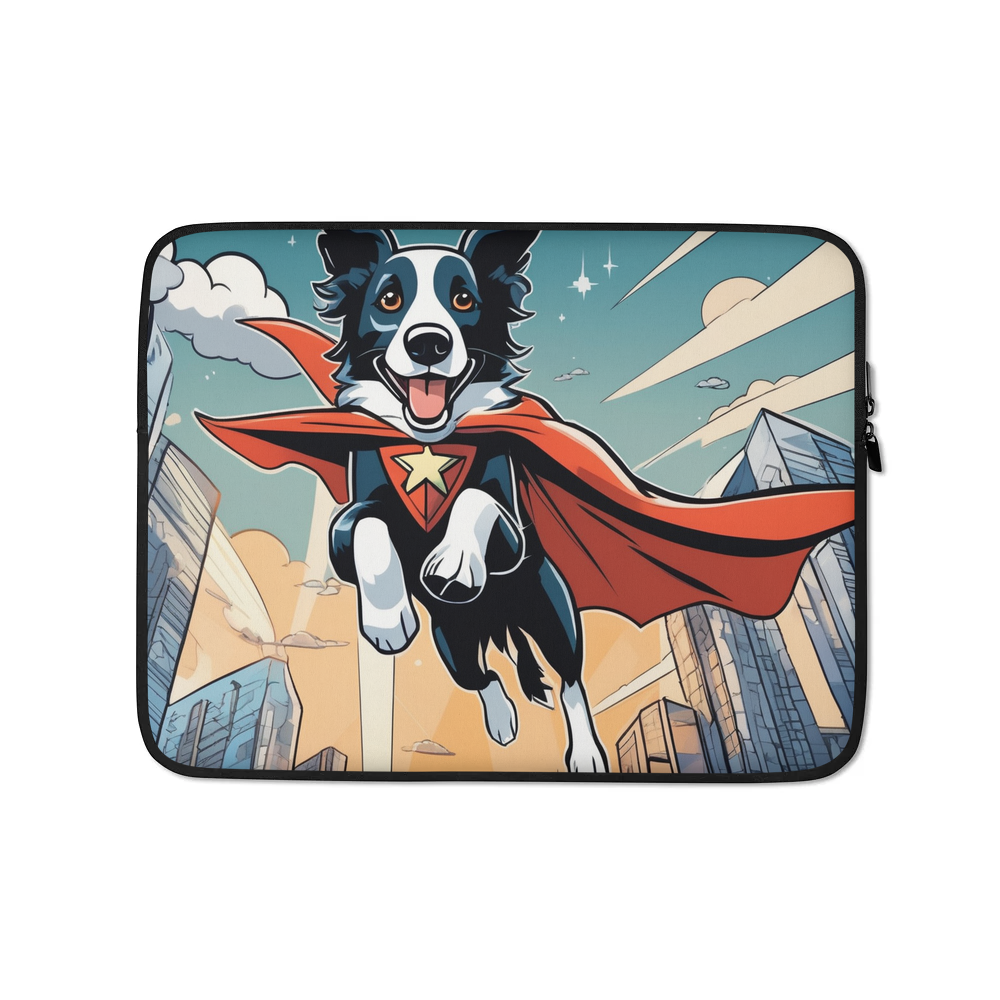 PugMug Custom Border Collie Laptop Sleeve
