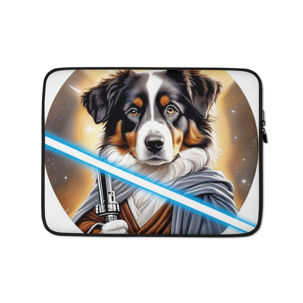 PugMug Custom Miniature American Shepherd Laptop Sleeve