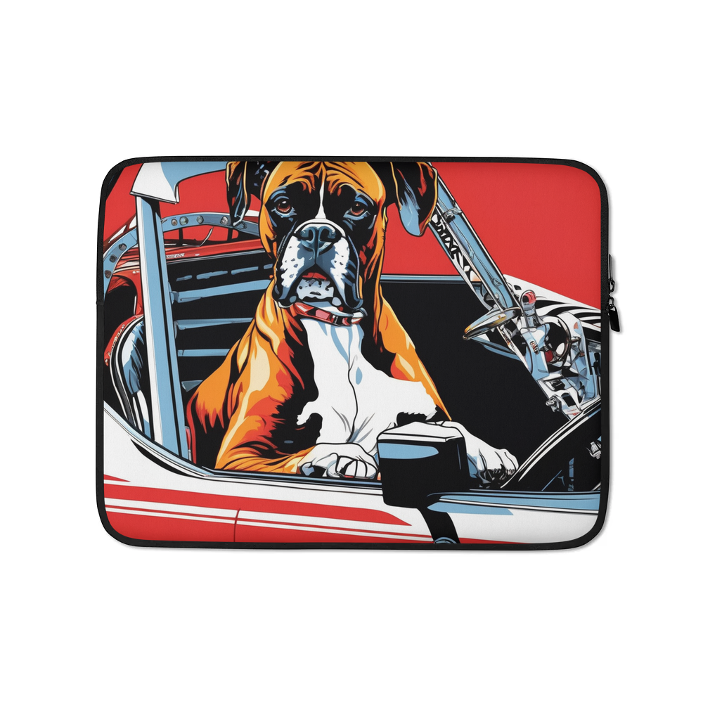 PugMug Custom Boxer Dog Laptop Sleeve